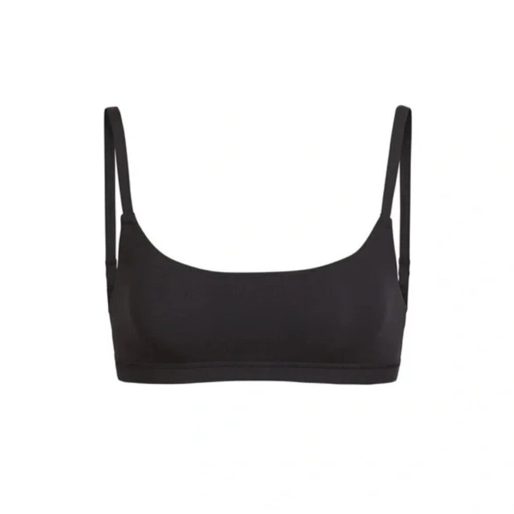 SKIMS FITS EVERYBODY SCOOP BRALETTE NWOT size S ONYX - Picture 5 of 7